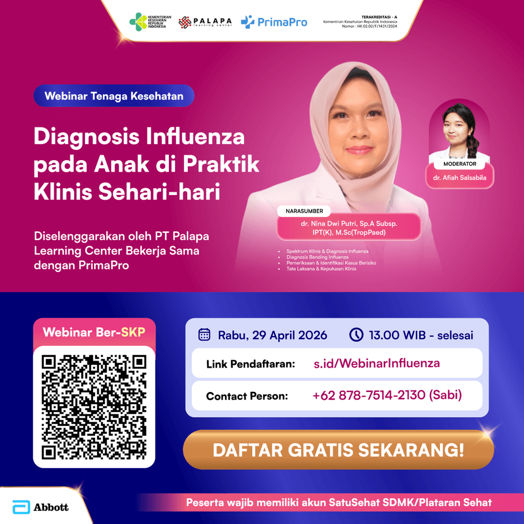 Pendekatan Diagnosis Influenza pada Anak di Praktik Klinis Sehari-hari | Webinar PrimaPro