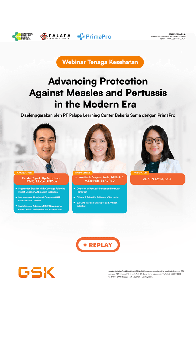 Webinar "Advancing Protection Against Measles and Pertussis in the Modern Era”