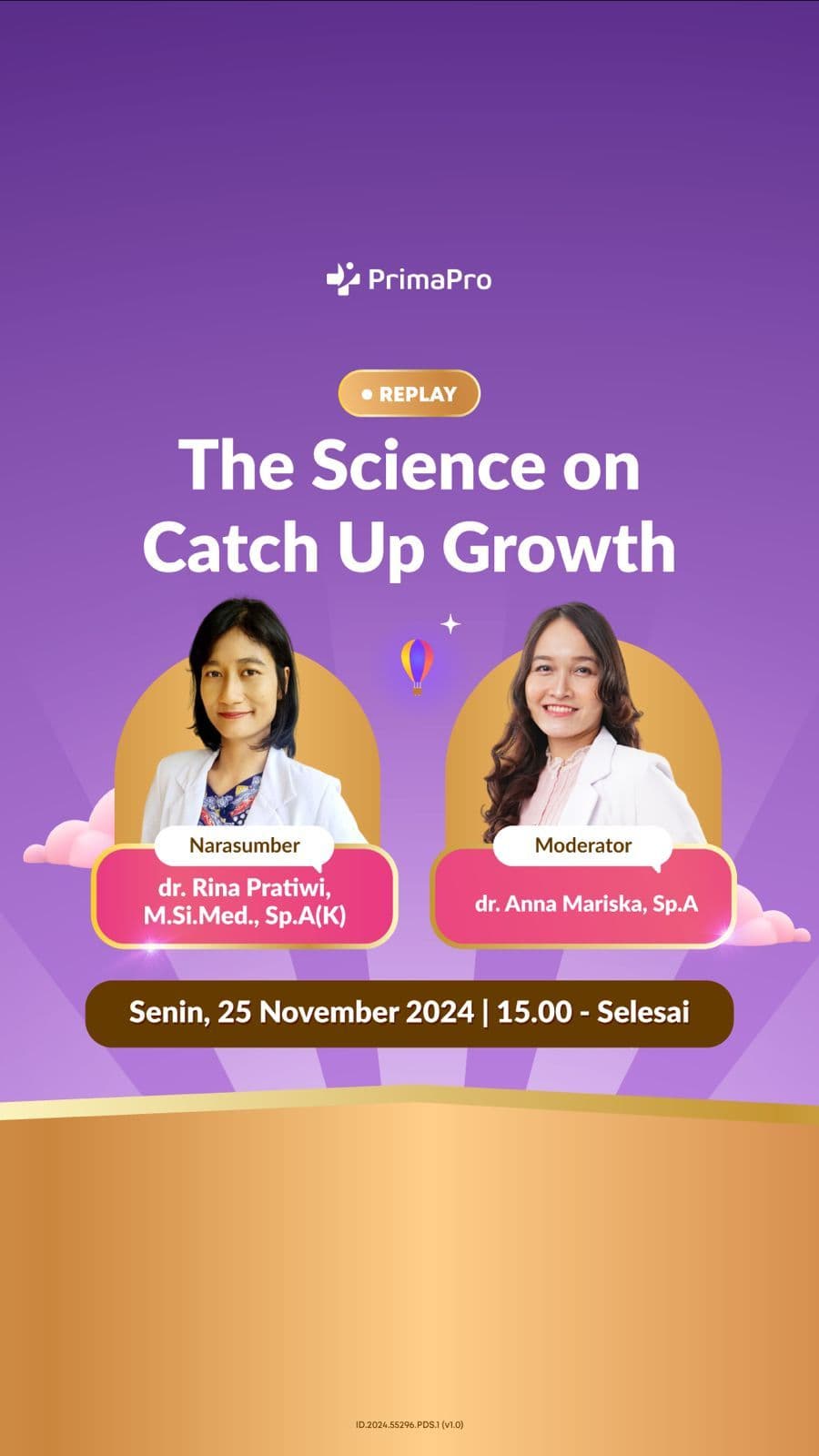 The Science on Catch Up Growth | Webinar PrimaPro